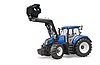 New Holland T7.315 with slip-on front loader