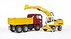 MAN TGA Construction truck with Liebherr Excavator