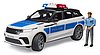 Range Rover Velar Auto della polizia con poliziotto