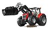 Massey Ferguson 7624 avec chargeur