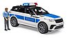 Range Rover Velar Auto della polizia con poliziotto