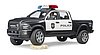 RAM 2500 police pick-up truck with police officer