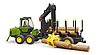 John Deere 1210E Forwarder with 4 trunks and grab