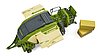 Presse Krone BiG Pack 1290 HDP VC avec 2 bottes de paille rectangulaires