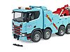 Camion di recupero e traino Scania Super 560R con modulo Light and Sound