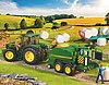 Pressa con avvolgitore rotoballe John Deere C441R