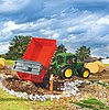 Tipping trailer with automatic tailgate