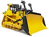 Grand tracteur à chaînes CAT