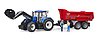 New Holland T7.340 with slip-on front loader