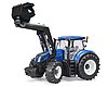 New Holland T7.340 with slip-on front loader