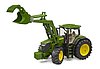 John Deere 7R con pala frontal