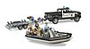 RAM 2500 Police Pickup with L+S Module, trailer and boat