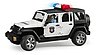 Jeep Wrangler Unlimited Rubicon Polizei Fahrzeug mit Polizist und Ausstattung