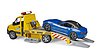 MB Sprinter car transporter with light & sound module and BRUDER roadster