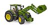 John Deere 7R con pala frontal