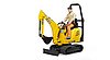 JCB Micro excavator 8010 CTS and man