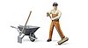 municipal worker figure set