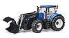 New Holland T7.340 with slip-on front loader