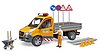 MB Sprinter municipal vehicle including light and sound module, driver and accessories