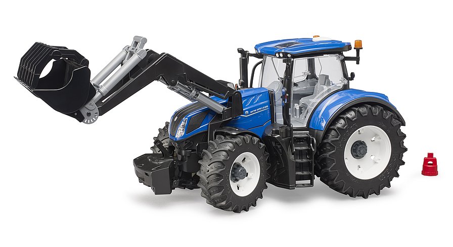 Bburago traktor mit Anhänger T7.315 New Holland 32 x 11 cm 