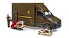MB Sprinter UPS with driver and accessories
