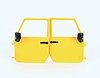 Fahrer- u. Beifahrertür Jeep gelb