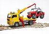 Remorqueuse MAN TGA avec véhicule tout-terrain