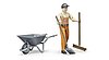 municipal worker figure set