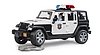 Jeep Wrangler Unlimited Rubicon Police vehicle with policeman and accessories