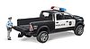 RAM 2500 police pick-up truck with police officer