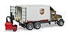 Camion UPS Logistica MACK Granite con carrello ele