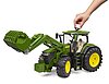 John Deere 7R con pala frontal