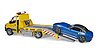 MB Sprinter car transporter with light & sound module and BRUDER roadster