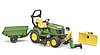 bworld John Deere lawn tractor with trailer