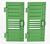 2 puertas laterales para camión de transporte de animales
