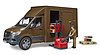MB Sprinter UPS with driver and accessories