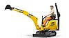 JCB Micro excavator 8010 CTS and man