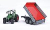 Fendt 209 S with tipping trailer