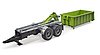Hook lift trailer for tractors