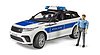 Range Rover Velar Auto della polizia con poliziotto