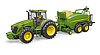 Pressa con avvolgitore rotoballe John Deere C441R