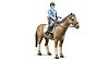 Policier à cheval bworld