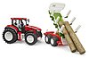 ROADMAX Tractor with Forwarding Trailer and 3 tree trunks