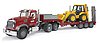 MACK Granite Low loader and JCB 4CX