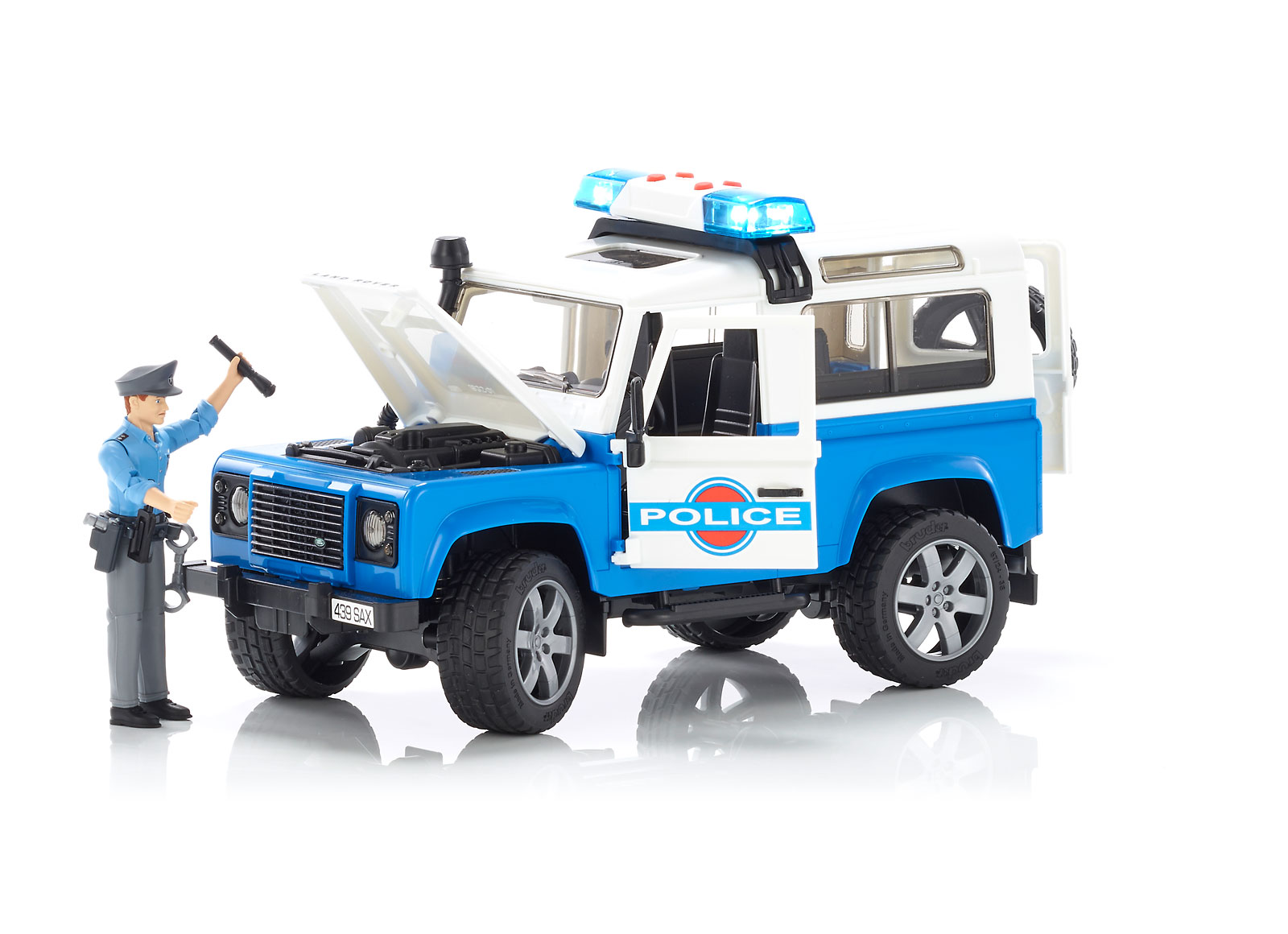 Ma in Poli ie Land Rover Defender Bruder 2595 Juc rii i