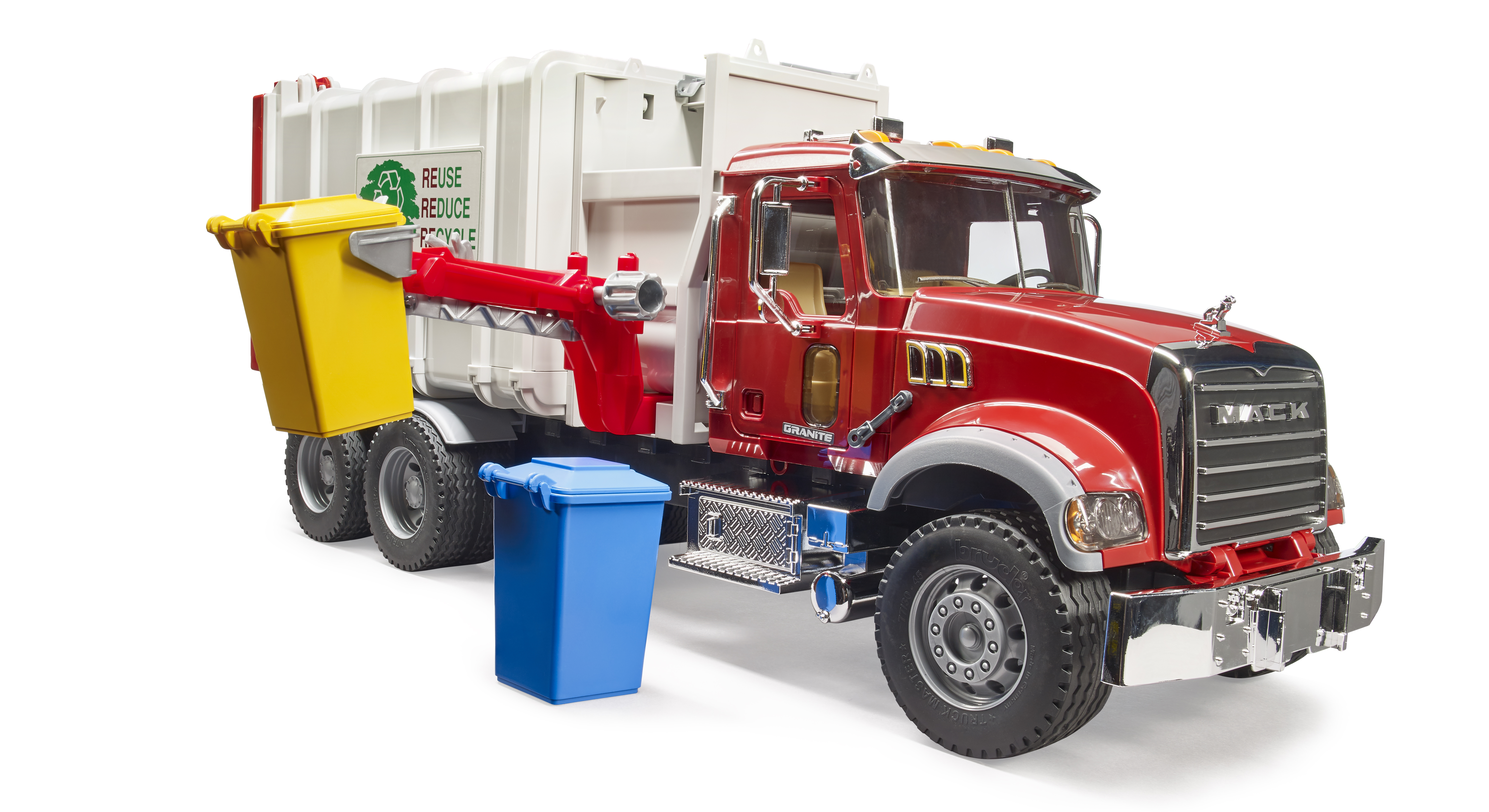 Camion della nettezza urbana a caricamento laterale MACK