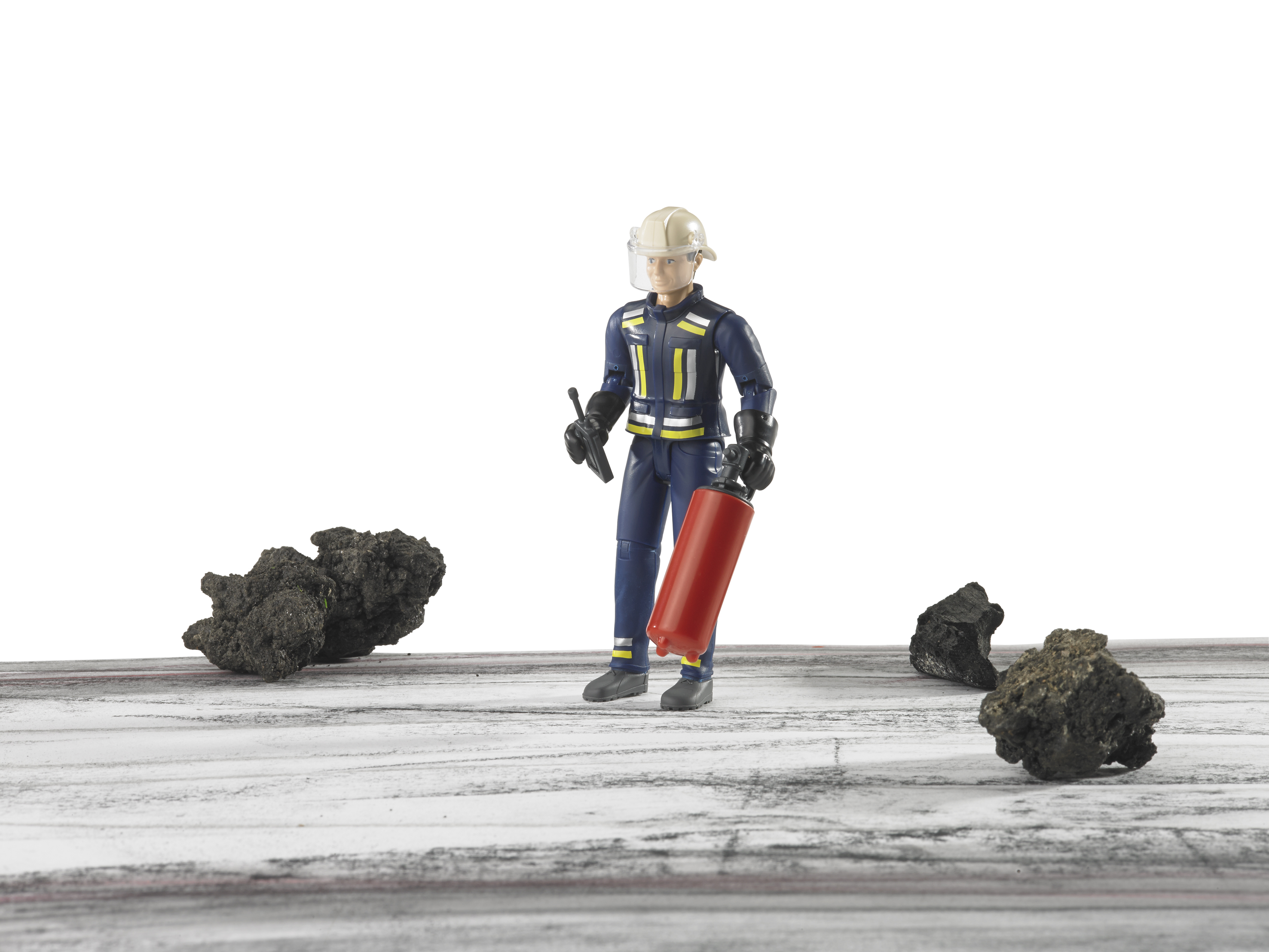 Fireman with accessories