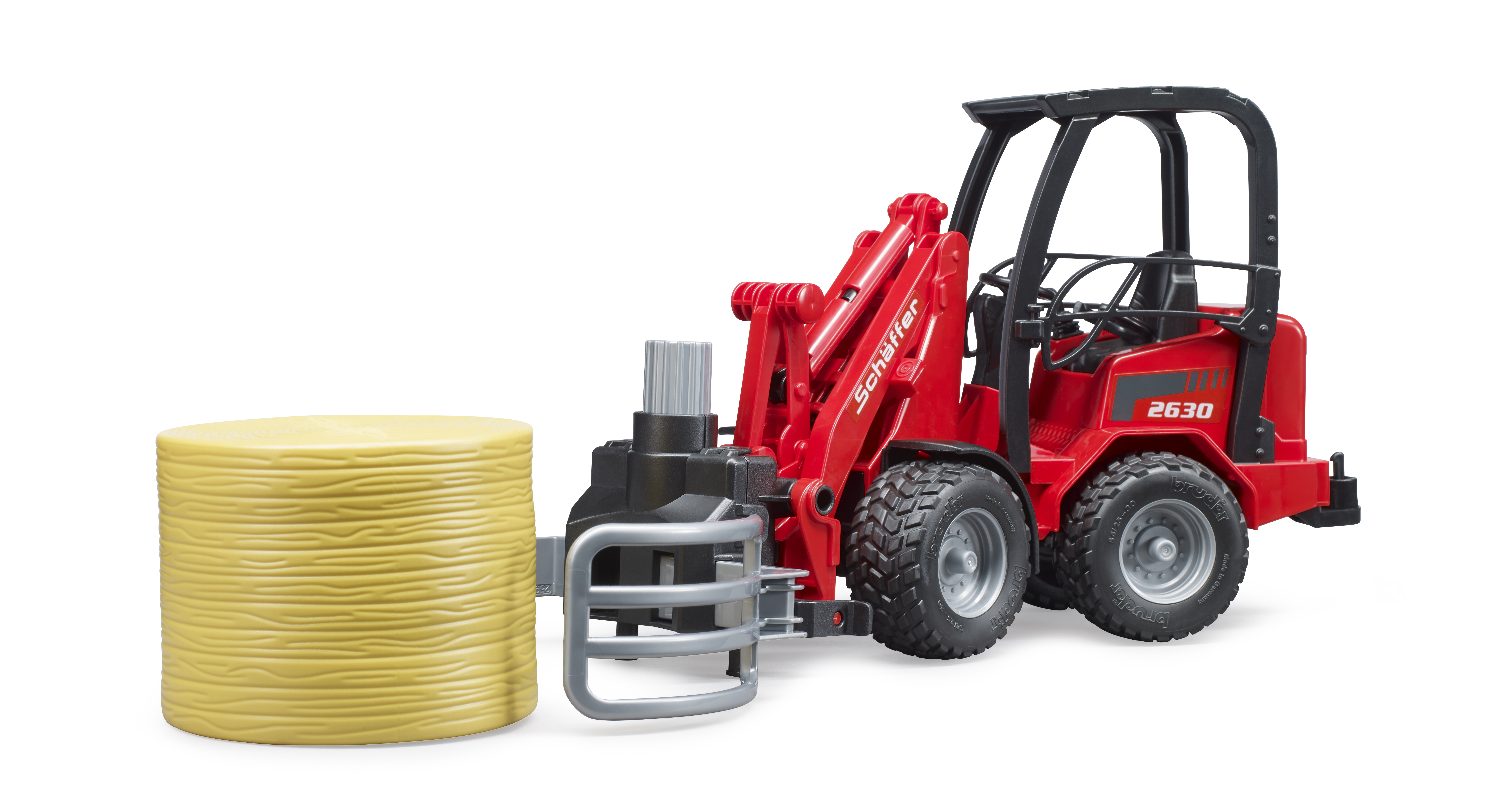 Schaffer Hoflader 2630 con forca per balle e 1 bal Schaffer Hoflader 2630 con forca per balle e 1 bal