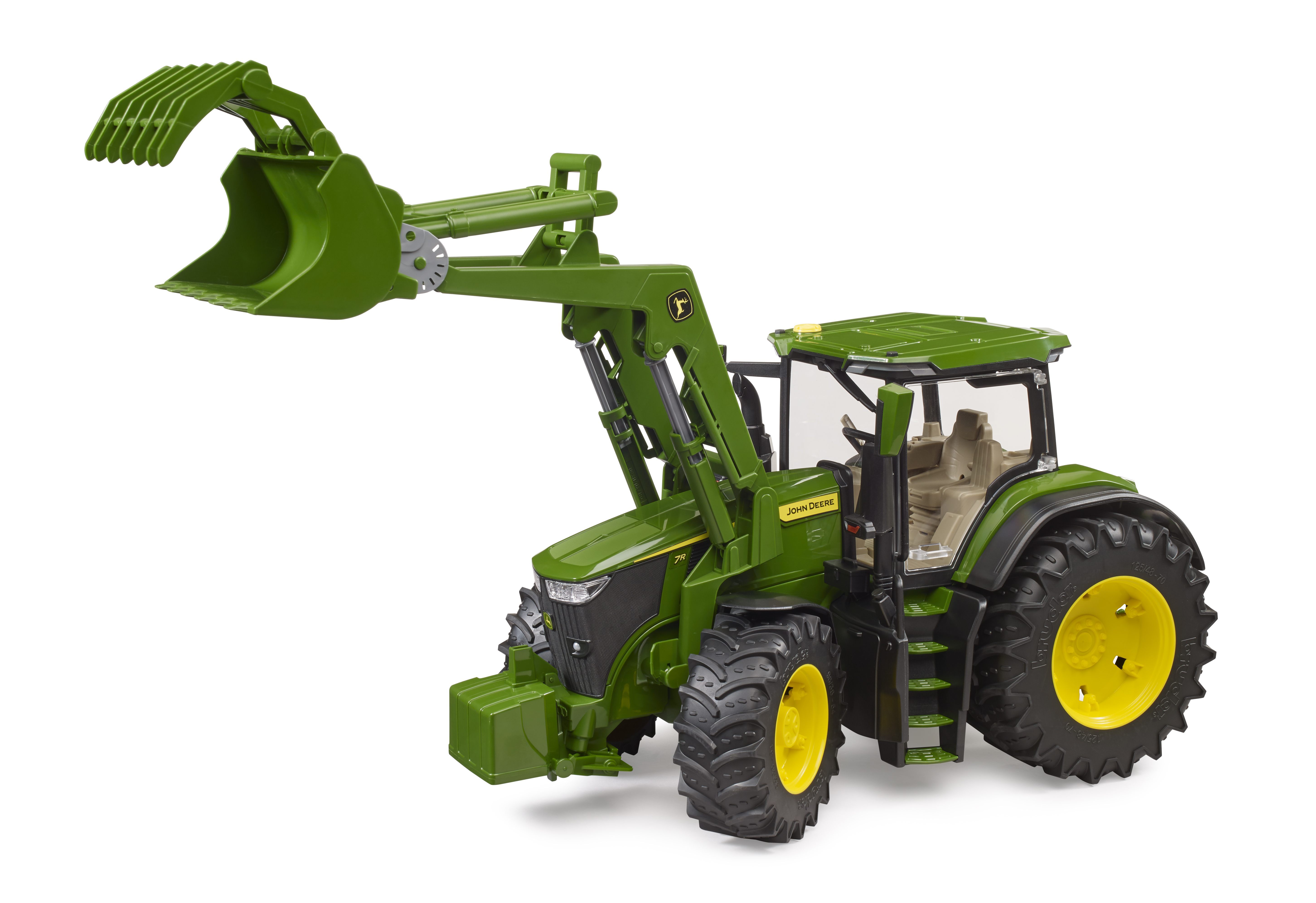 John Deere 7R con caricatrice frontale