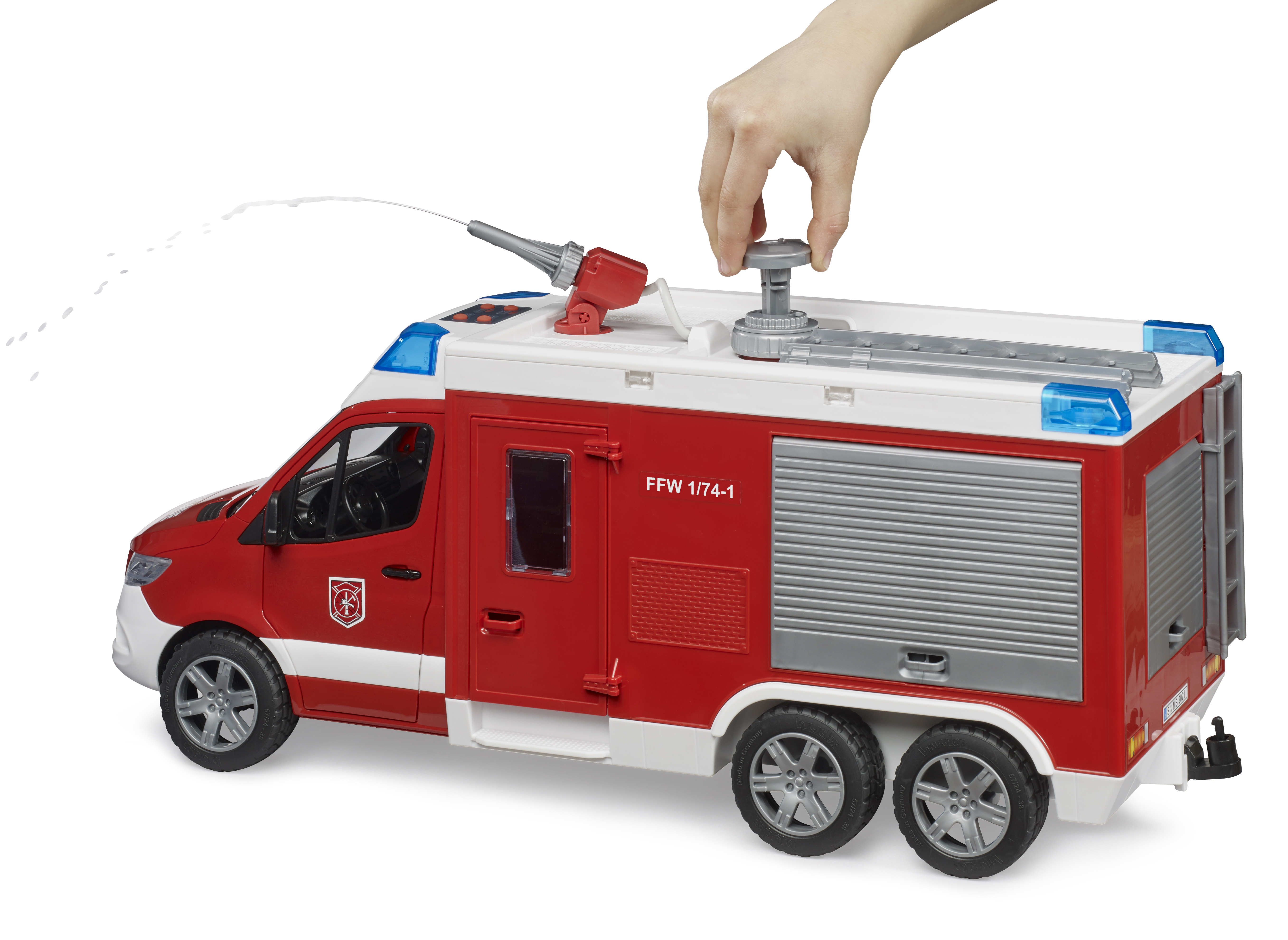 MB Sprinter Feuerwehrrüstwagen mit Light & Sound Modul MB Sprinter Feuerwehrrüstwagen mit Light & Sound Modul
